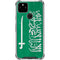 Saudi Arabia Flag Distressed Google Pixel 5a 5G Clear Case